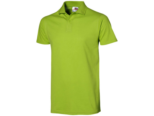 Рубашка поло "First C" мужская, зеленое яблоко L