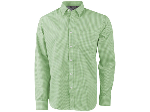 Рубашка "Net" мужская с длинным рукавом, зеленый 2XL
