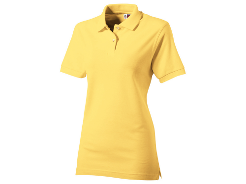Рубашка поло "Boston" женская, светло-желтый S