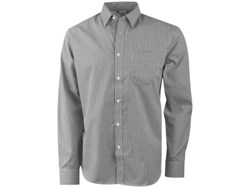 Рубашка "Net" мужская с длинным рукавом, серый 2XL